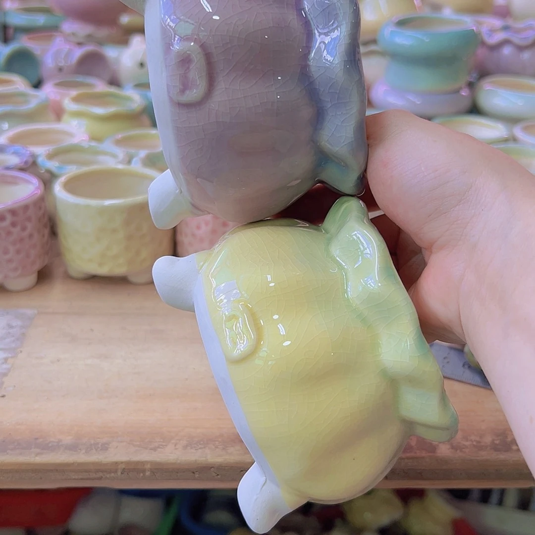 陶瓷花盆当场满12包邮