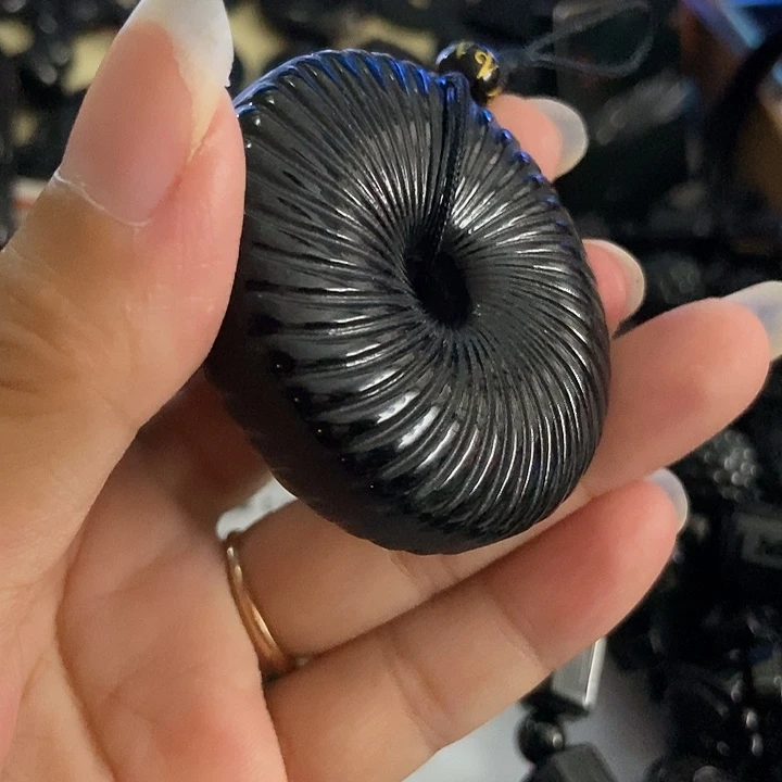 翡翠未镶嵌颈饰车挂墨翠福利手把
