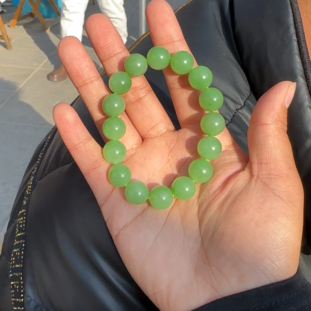 和田玉手串未镶嵌用****8