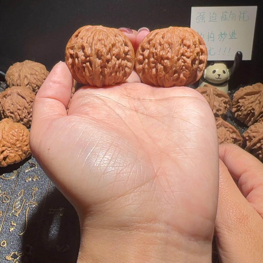 文玩核桃吊坠磨盘38手把件180