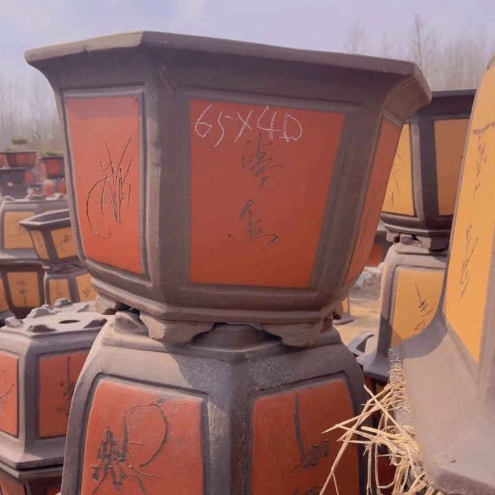 红陶口径65高40……………………………………