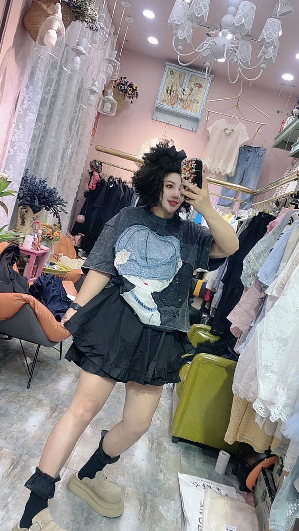 韩国同步大码短裤裙