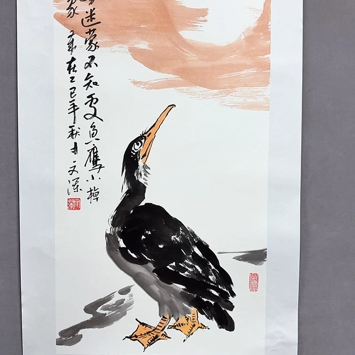 国画亲笔手绘放心去藏