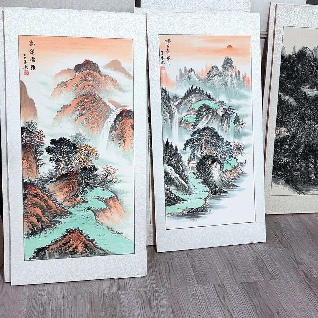 时***8国画手绘保证假一罚万