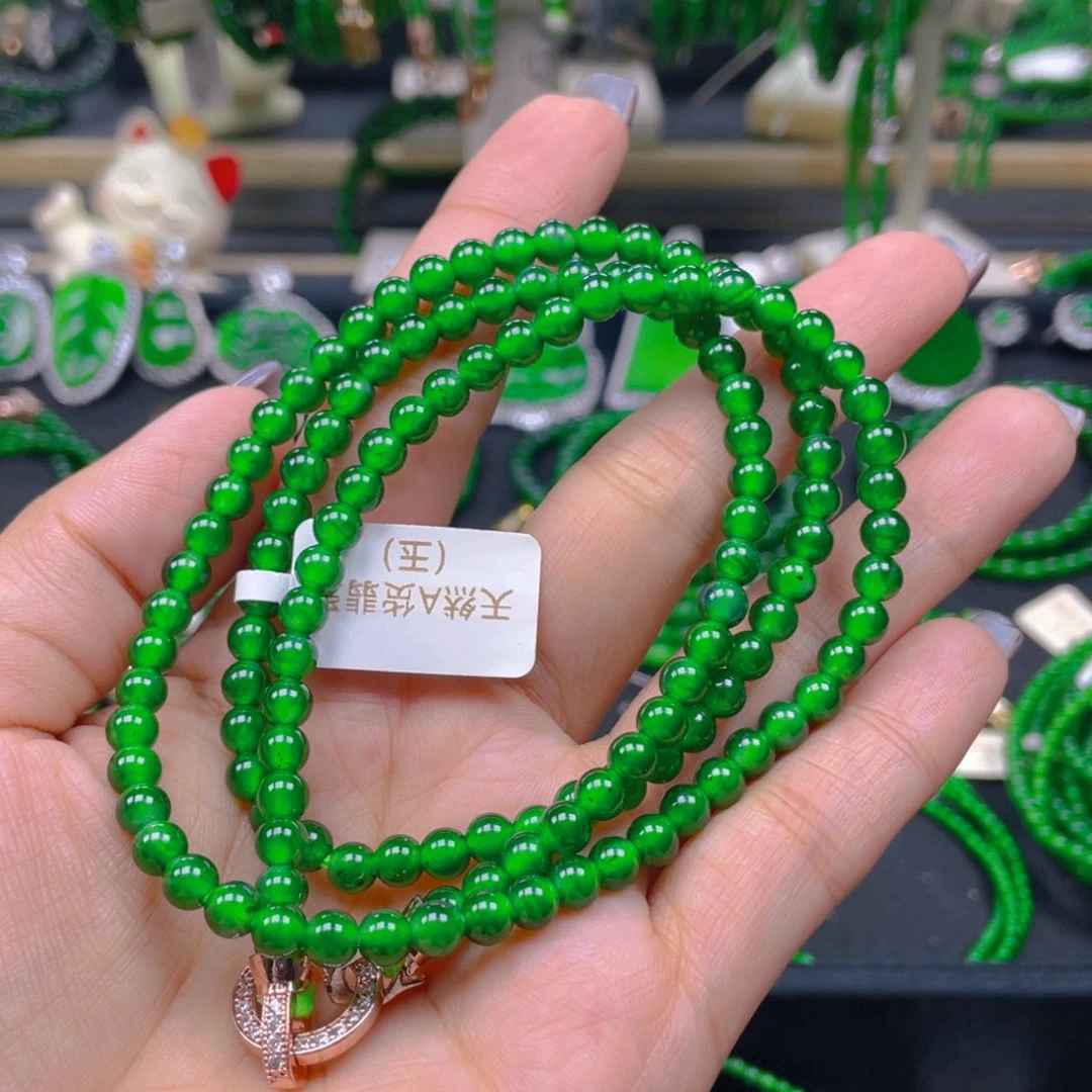 颈饰未镶嵌翡翠项链5