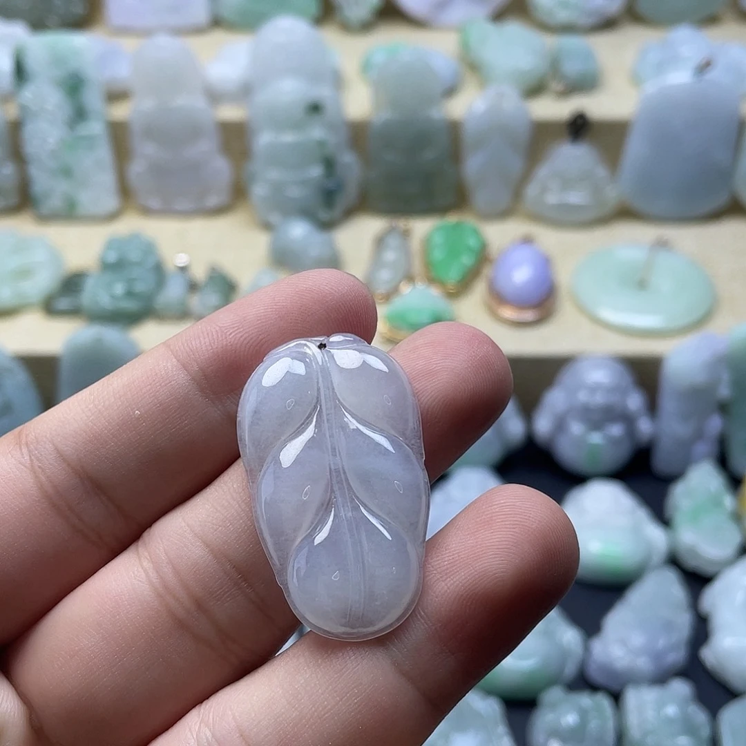 颈饰未镶嵌翡翠纯天然翡翠