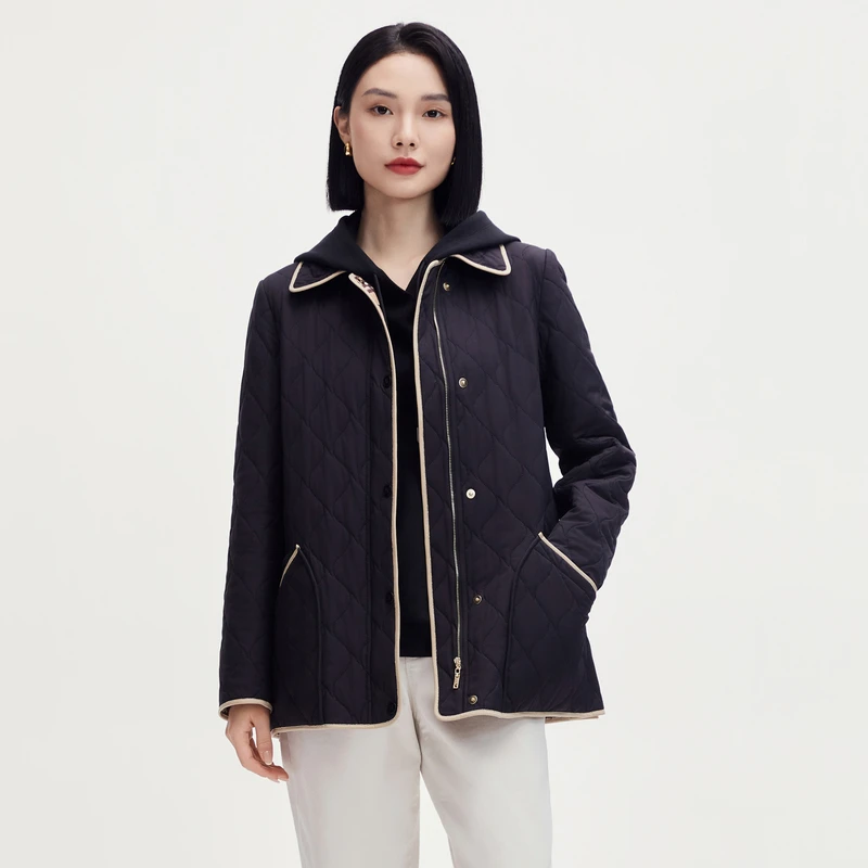【都市户外】娜尔思长袖棉服简约保暖女秋季时尚百搭外套NQ00208W0