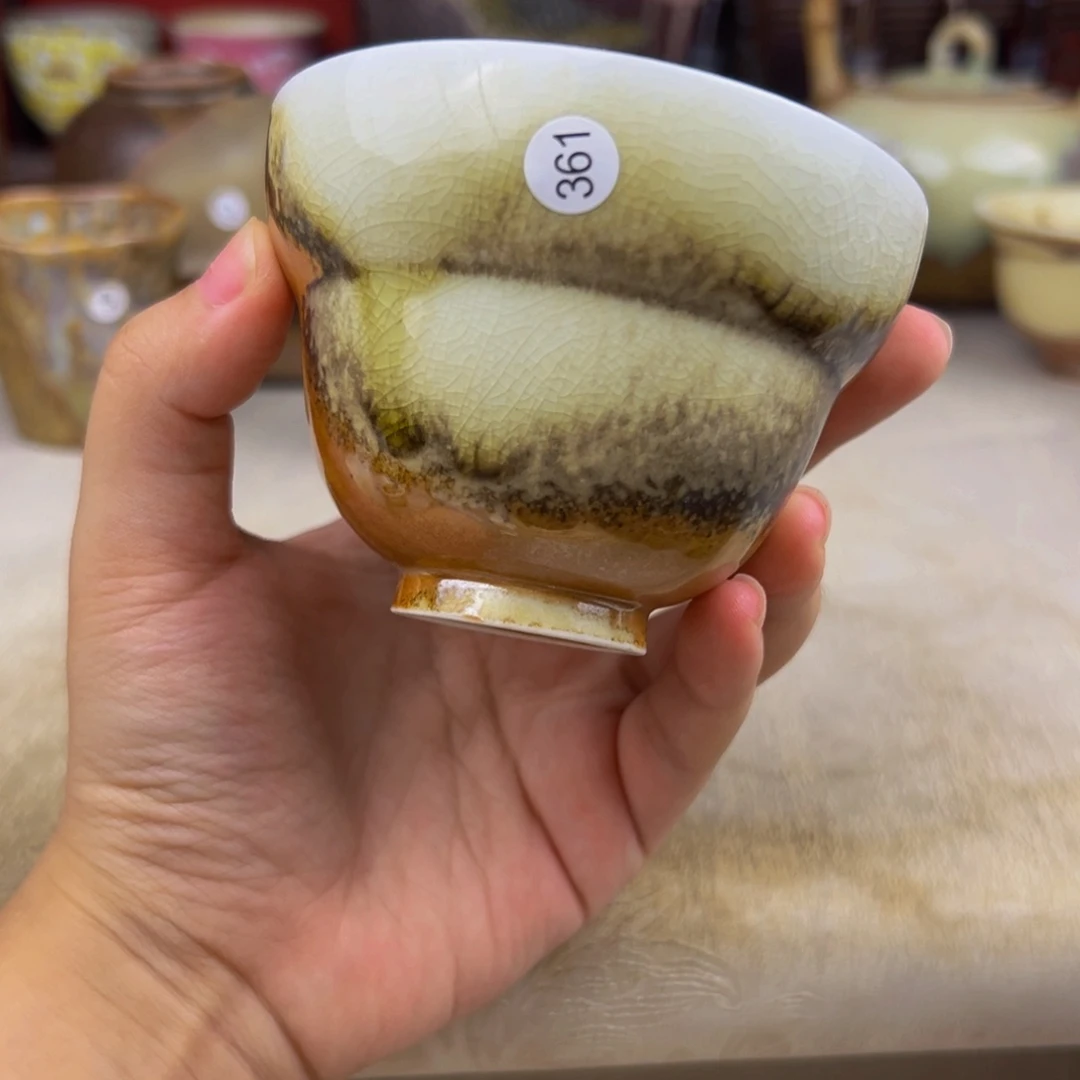杯纯手工柴烧主人杯