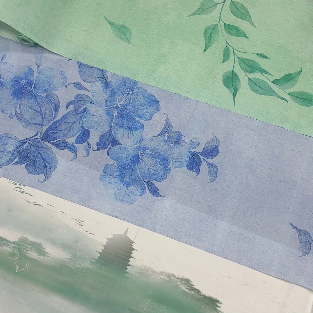 山水花鸟长卷直播间专属福利