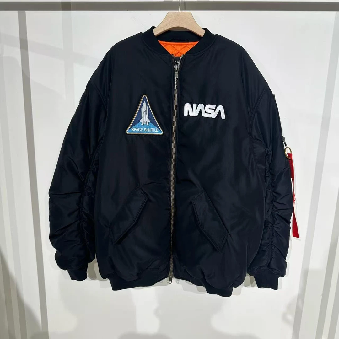 未使用 Balenciaga/巴黎世家 NASA飞行员棉服外套 48码/318833