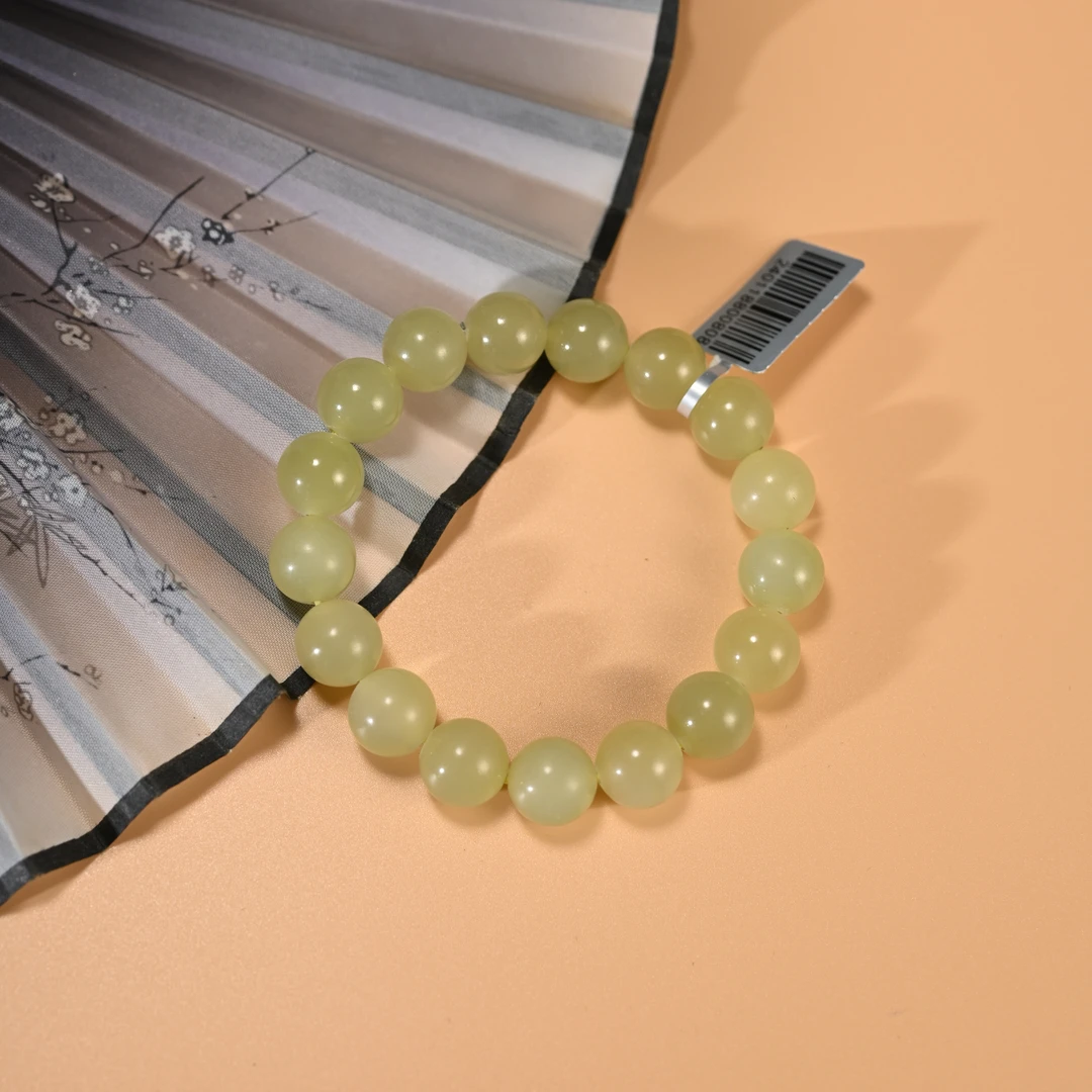 LOT8827 2511170132和田玉黄玉手串/杭拍