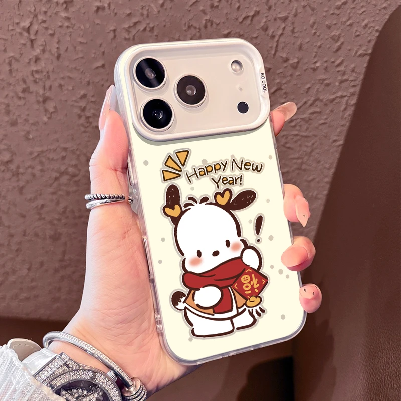 高颜值史努比适用于苹果15防摔14/13/12Pro带支架防摔手机壳小米