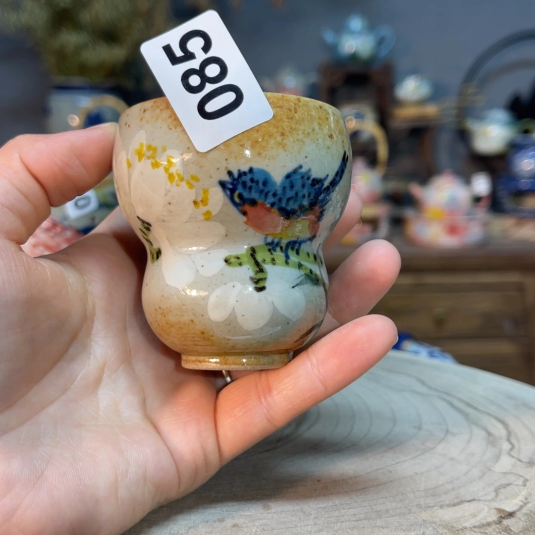 杯素浅陶瓷手工手绘