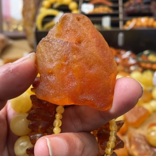 手链琥珀未镶嵌吊坠
