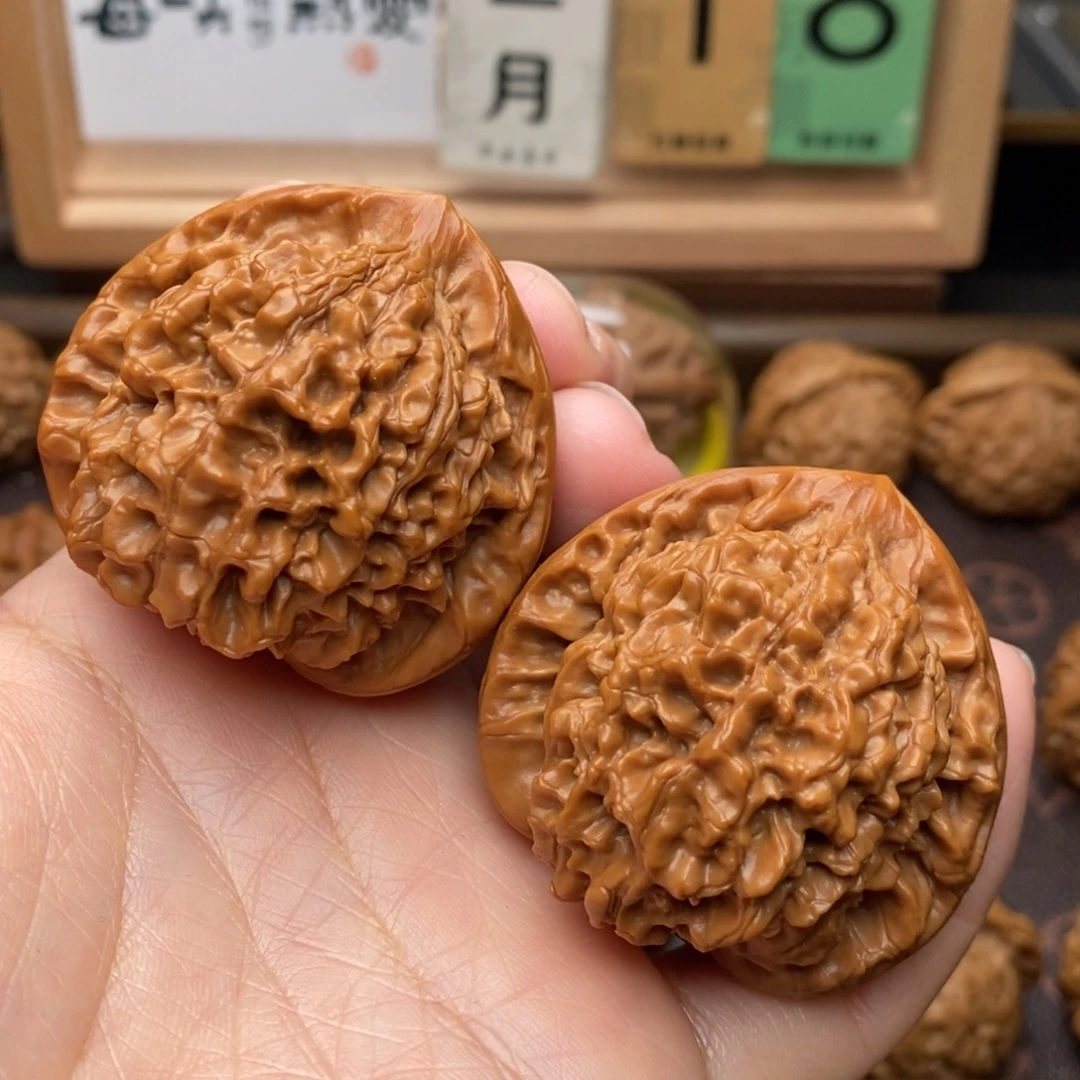 文玩核桃把件官帽47