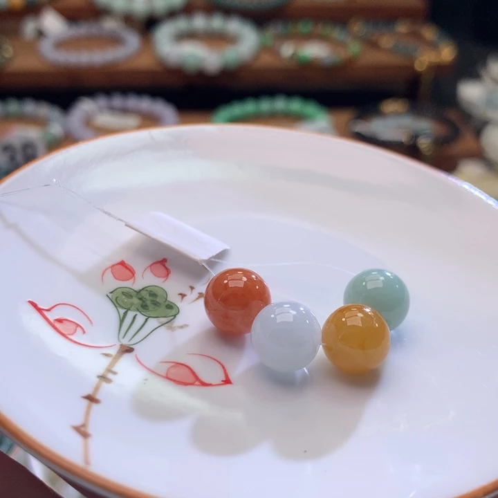 翡翠未镶嵌手链翡翠d67卡10