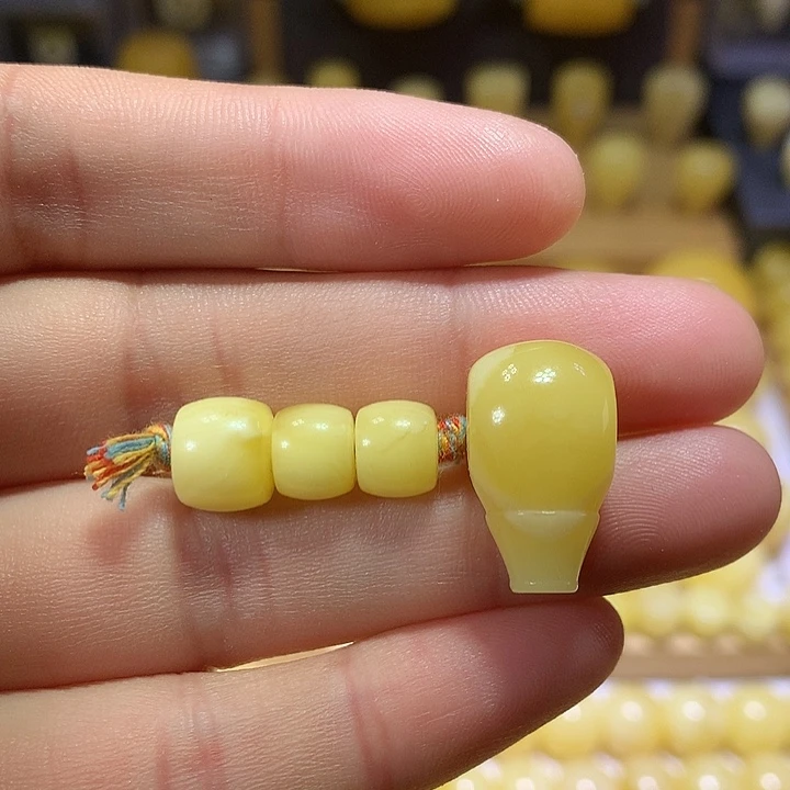 蜜蜡未镶嵌裸石天然俄料白花蜜蜡直切套装8-11.6左右