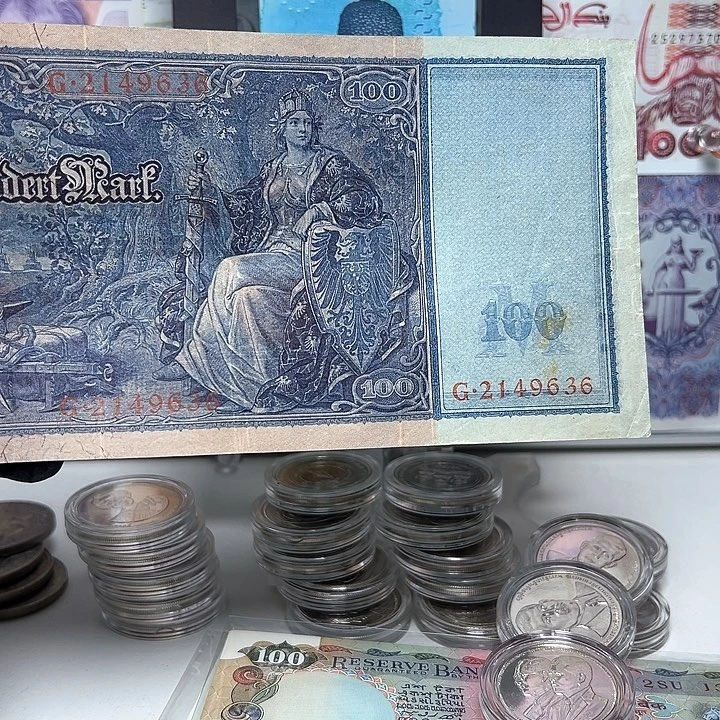 热***统纸币德国纸币一张636