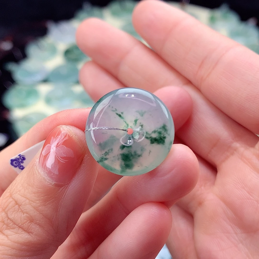 翡翠颈饰未镶嵌66尺寸19.4/5.6