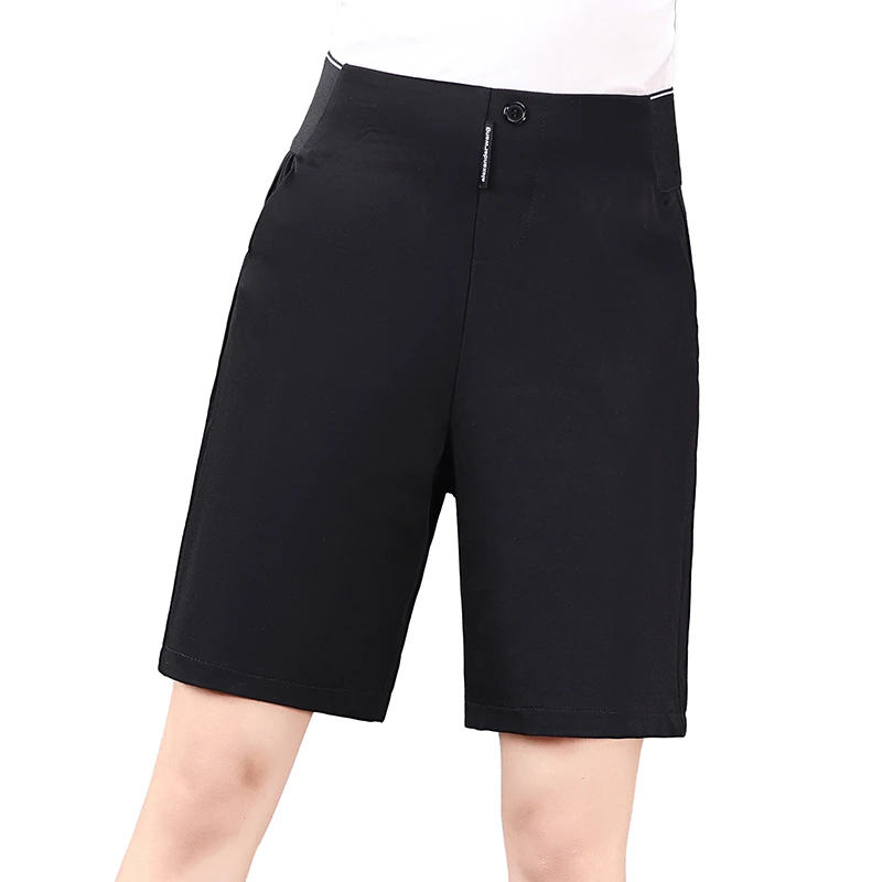 2025新款五分运动短裤女夏季薄款阔腿宽松a字高腰中裤五分休闲裤