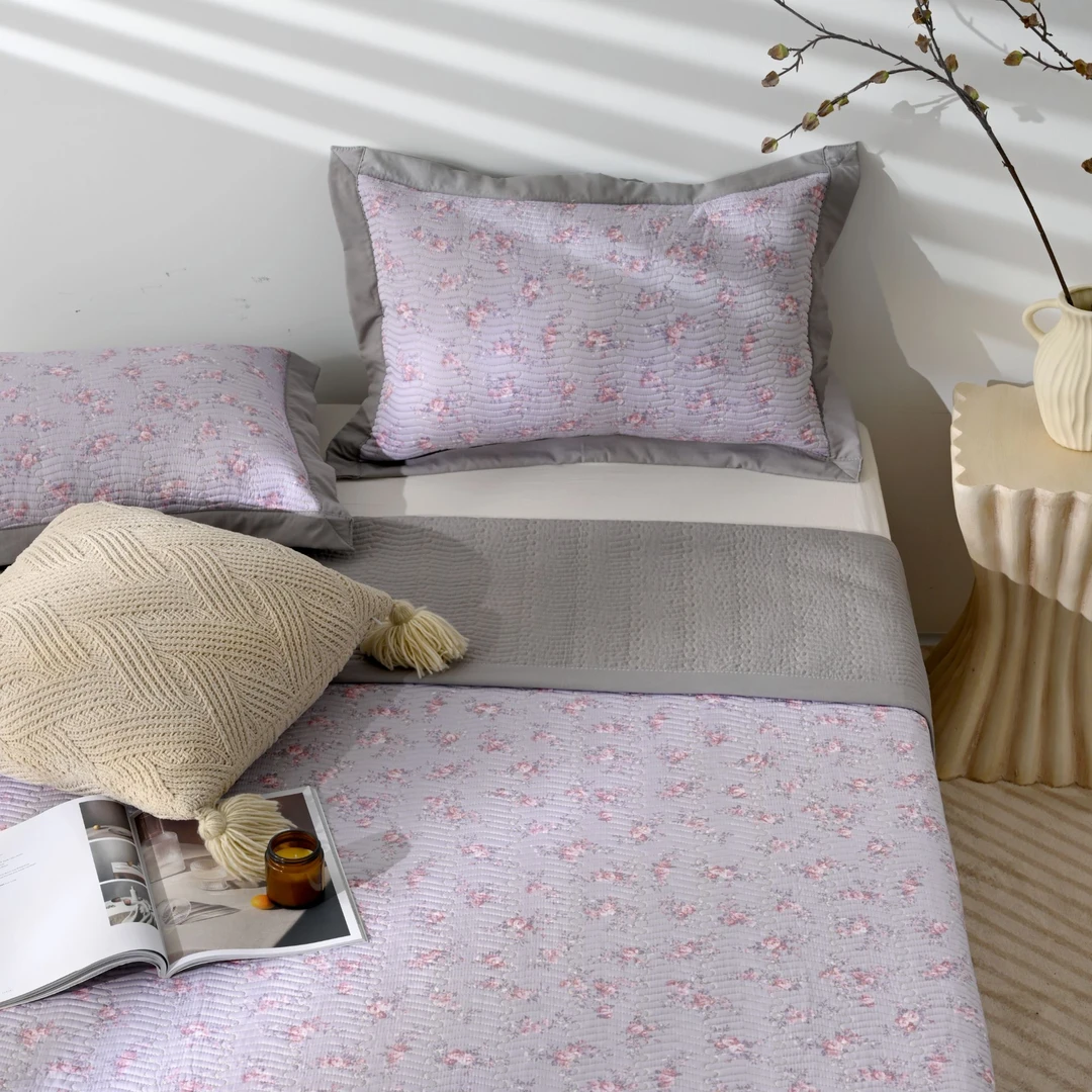 【赫拉花园】莫代尔软凉席绗缝多功能轻奢床盖榻榻米空调席