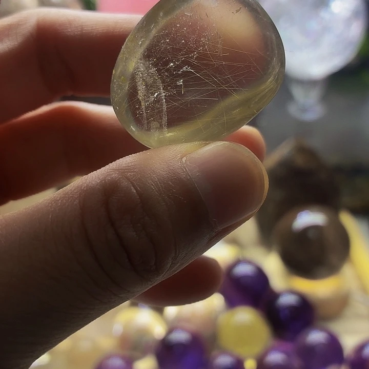 未镶嵌摆件水晶发晶随行