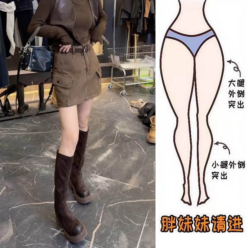 秋季新款大码高腰双兜牛仔半身裙女梨形身材显瘦设计感A字裙短裙