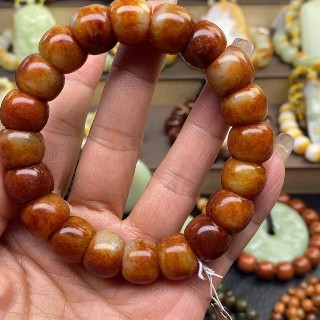 透闪石质玉未镶嵌手串