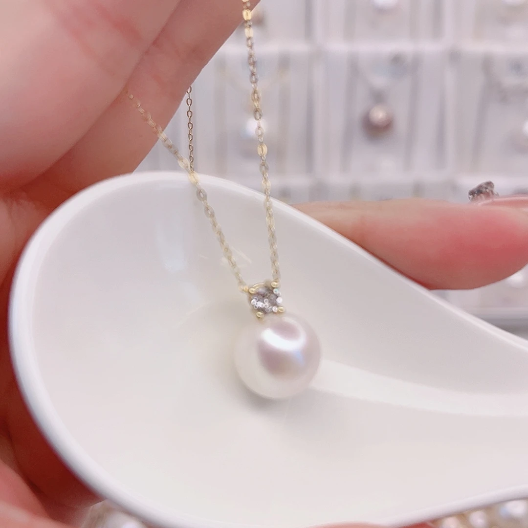 淡水珍珠未镶嵌吊坠(赠链)