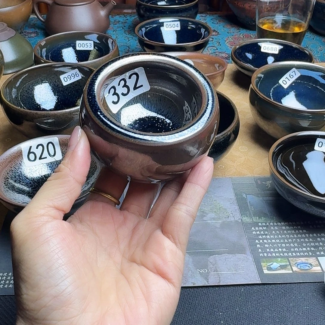 茶盏332 柴烧手工主人杯