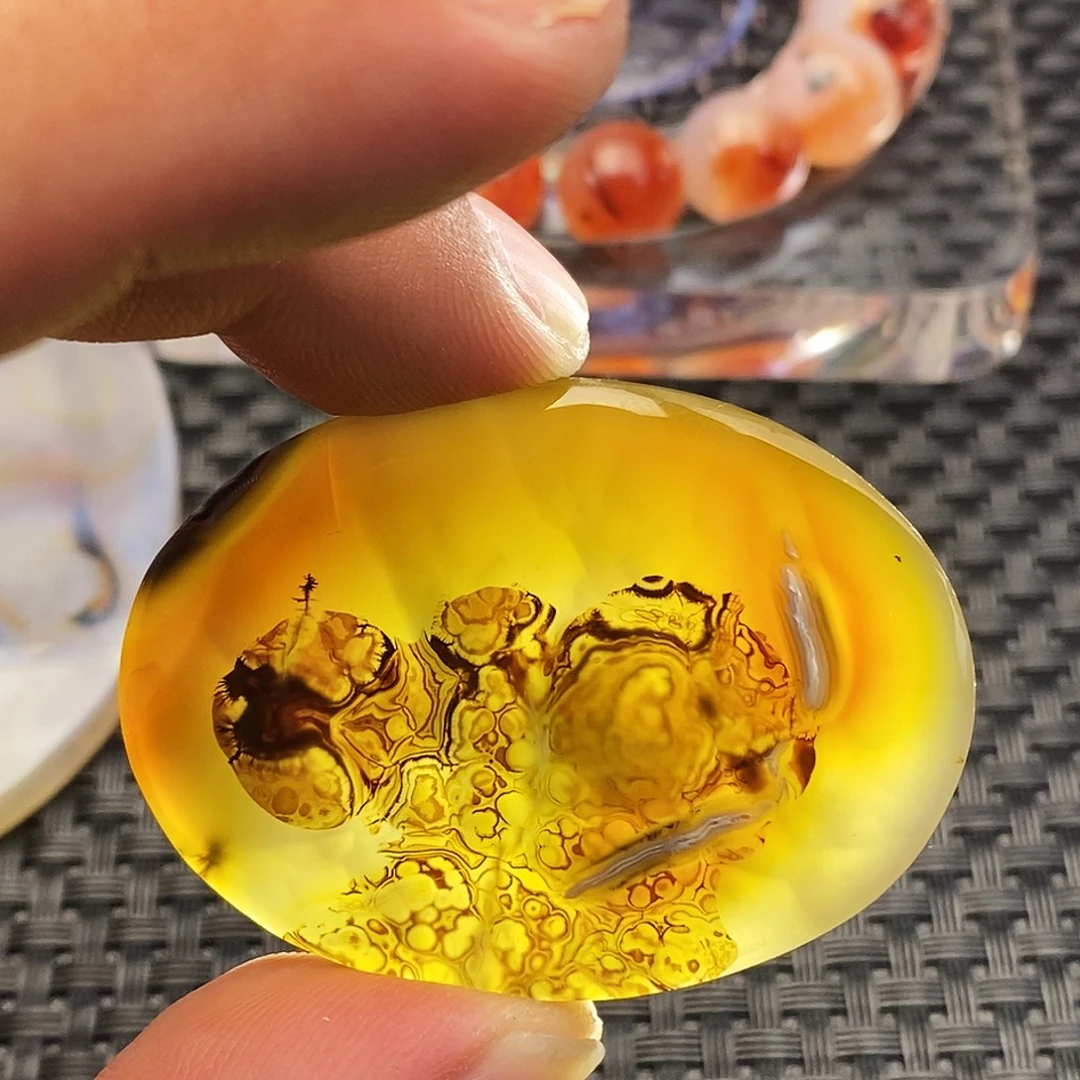 敬***阁玛瑙/玉髓未镶嵌吊坠(不含链)