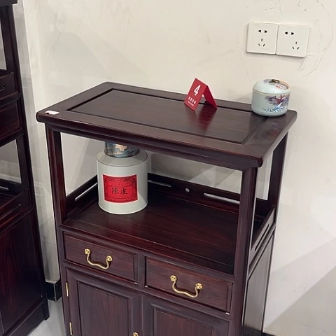 用***3黑酸枝木类储物柜茶水柜