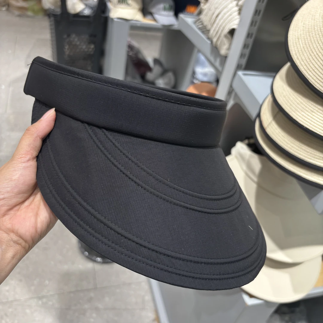 【A005】纯色速干空顶遮阳帽夏天防晒帽