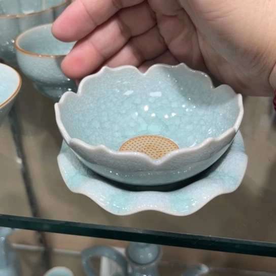 瓷片陶瓷茶具汝瓷茶具