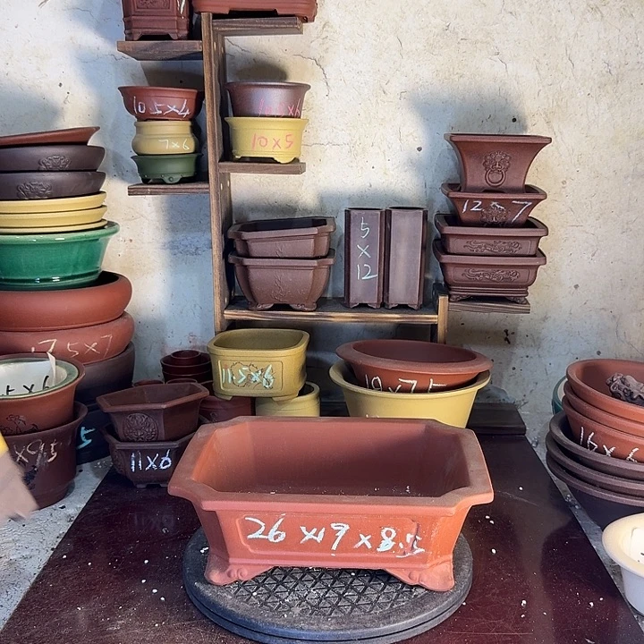 宜兴紫砂花盆手工制作