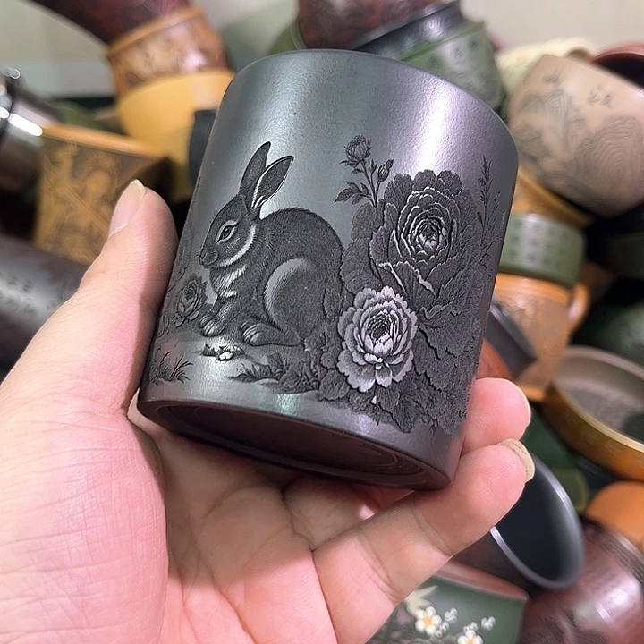 茶杯紫砂全手工紫砂主人杯