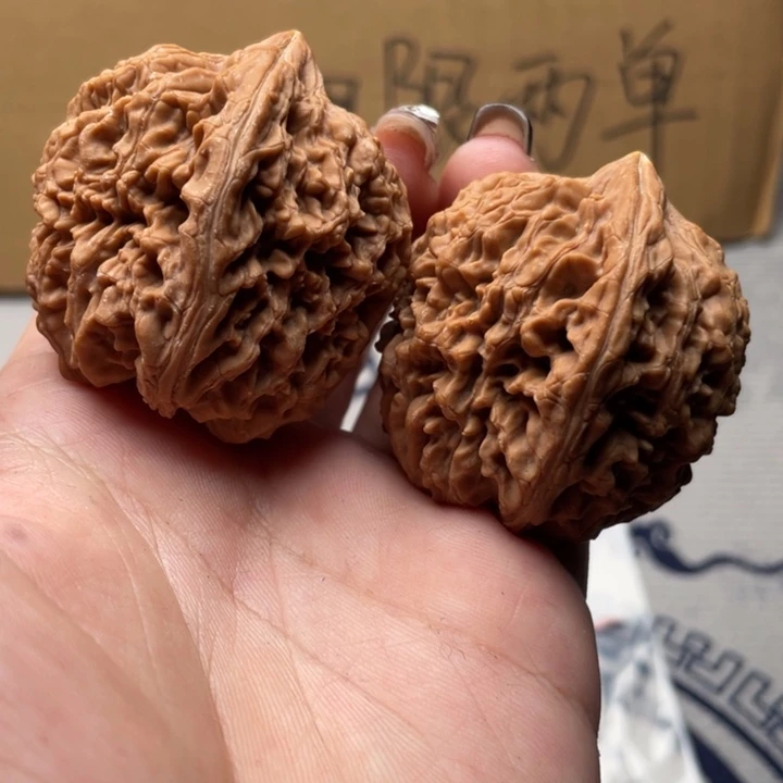 韩***谁把件文玩核桃大蒜头36