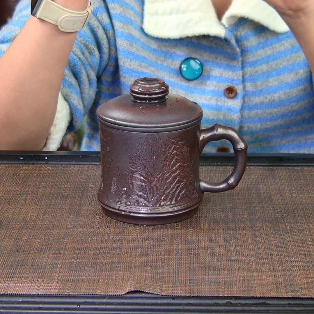 茶杯紫砂高货放漏