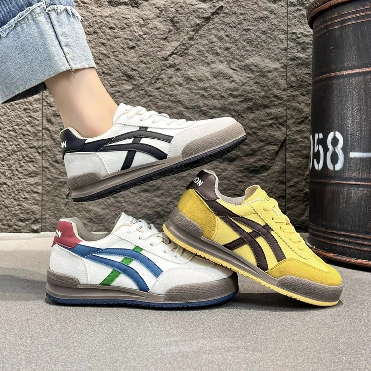 阿甘鞋女2025秋季新款德训鞋女百搭软底小白鞋休闲板鞋运动鞋