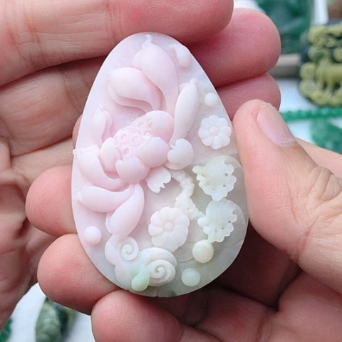 未镶嵌独山玉吊坠(不含链)