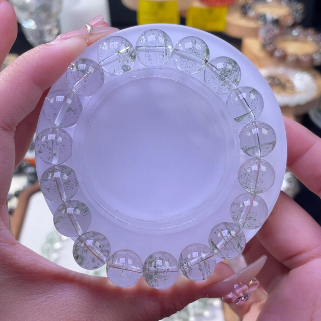 水晶手串未镶嵌Y*绿幽灵