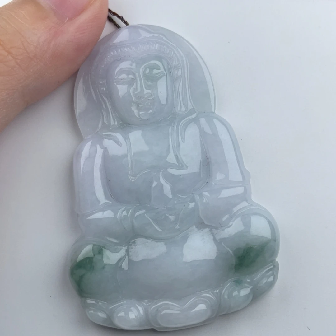 颈饰未镶嵌翡翠观音