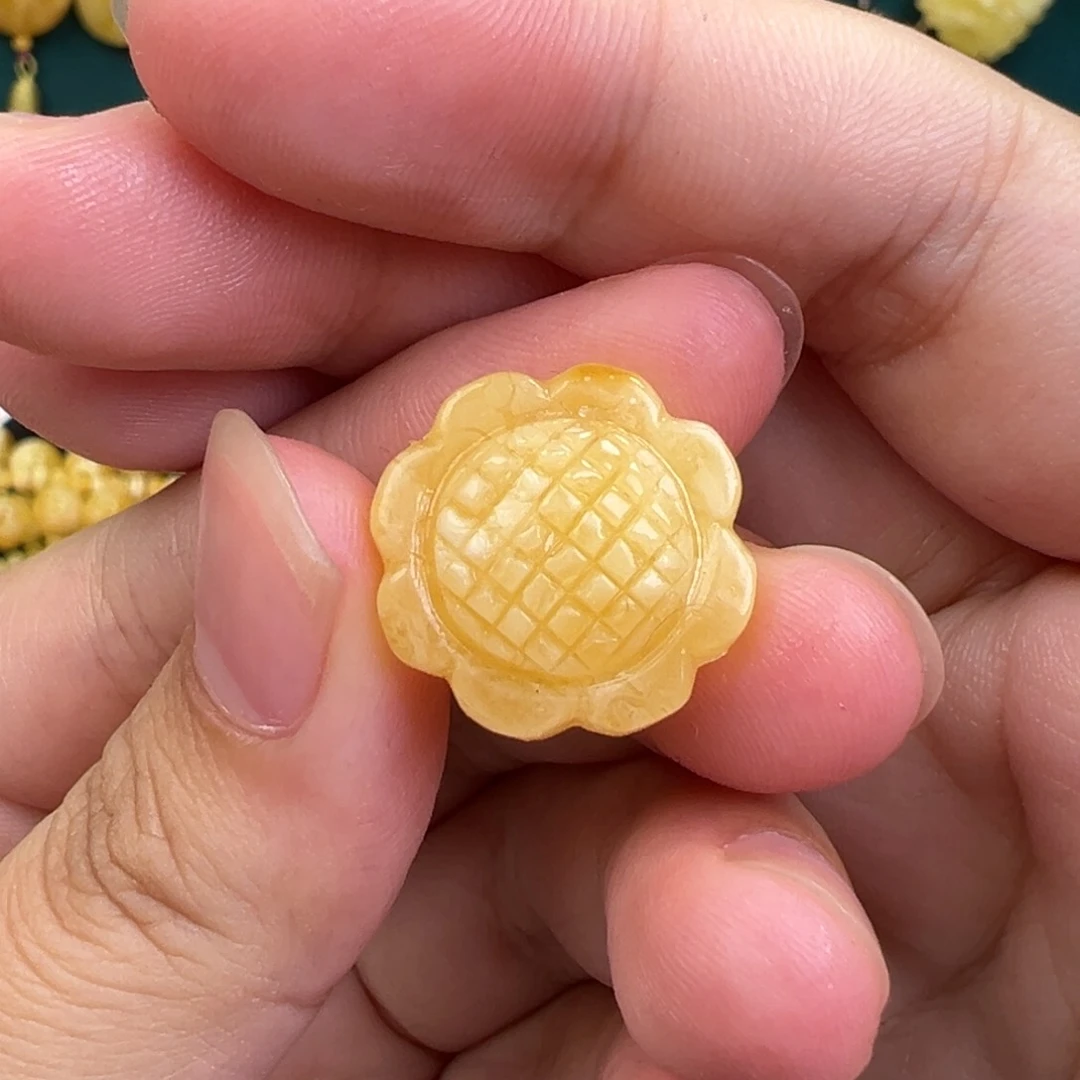 琥珀手链未镶嵌向日葵