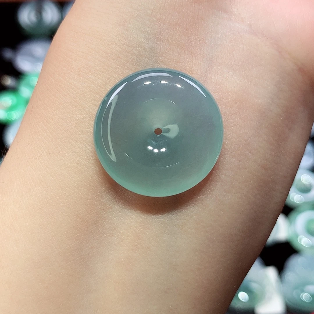 翡翠未镶嵌颈饰22.3/5.8