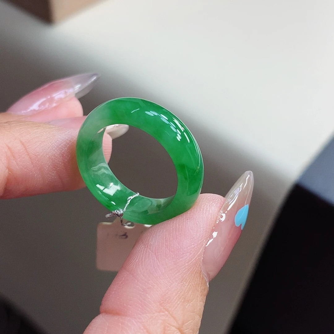 翡翠戒指未镶嵌14-15号