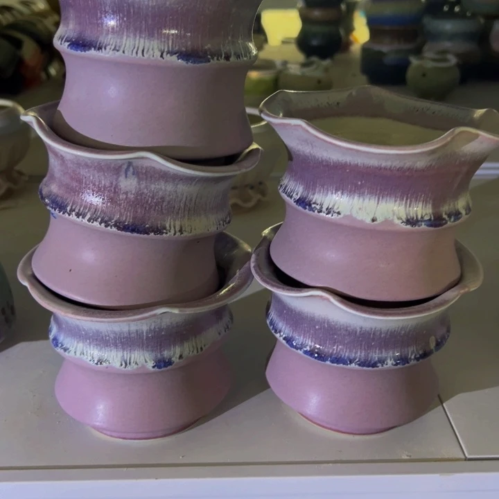 景德镇陶瓷研究所，2单包邮夜**兰