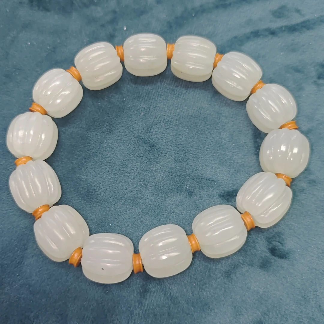 和田玉手串复古古风纯手工时尚情侣