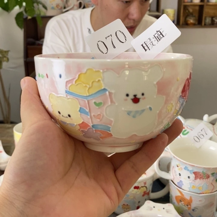 *****瓷片景德镇釉下彩手绘