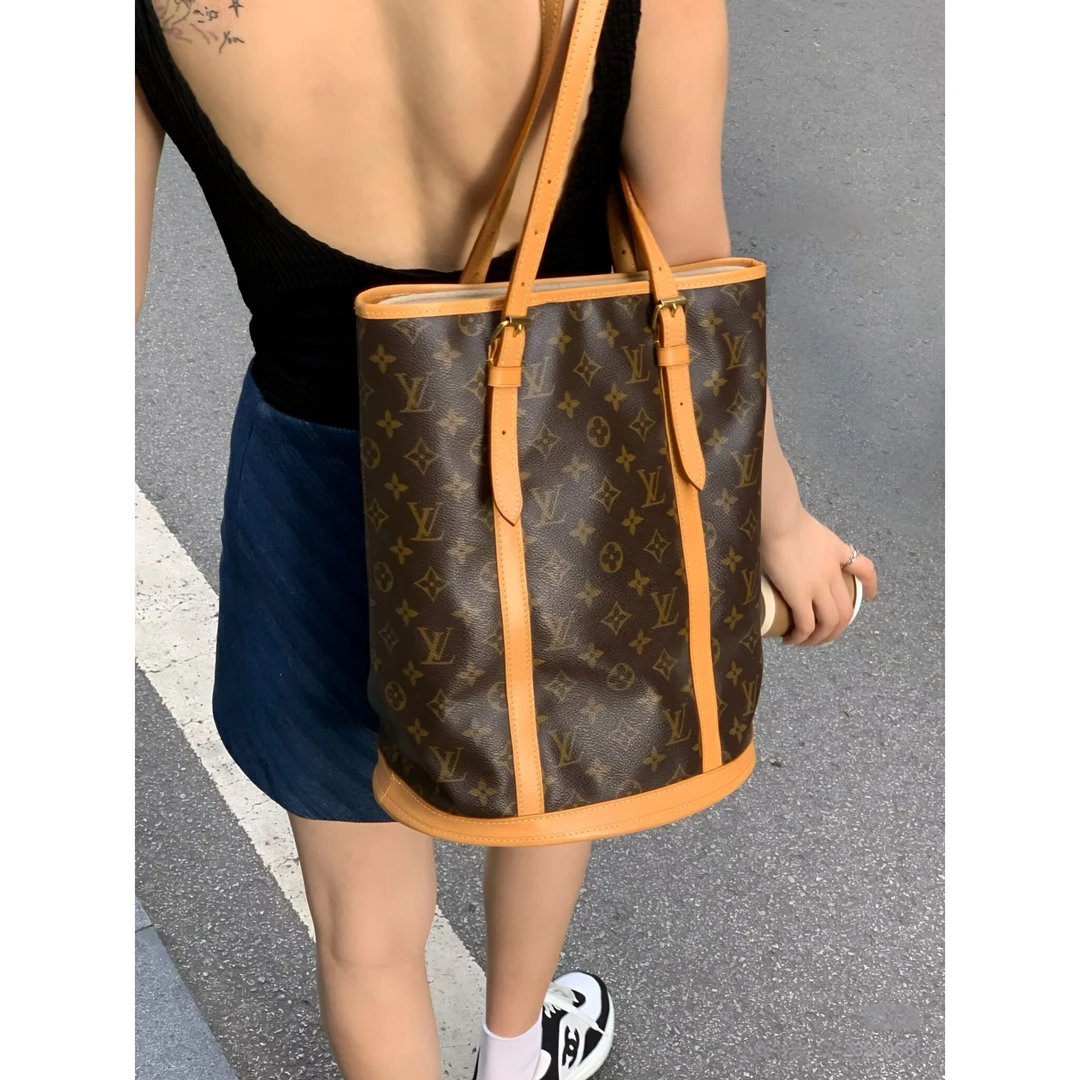 95新 LouisVuitton/路易威登 肥肥中古/大水桶