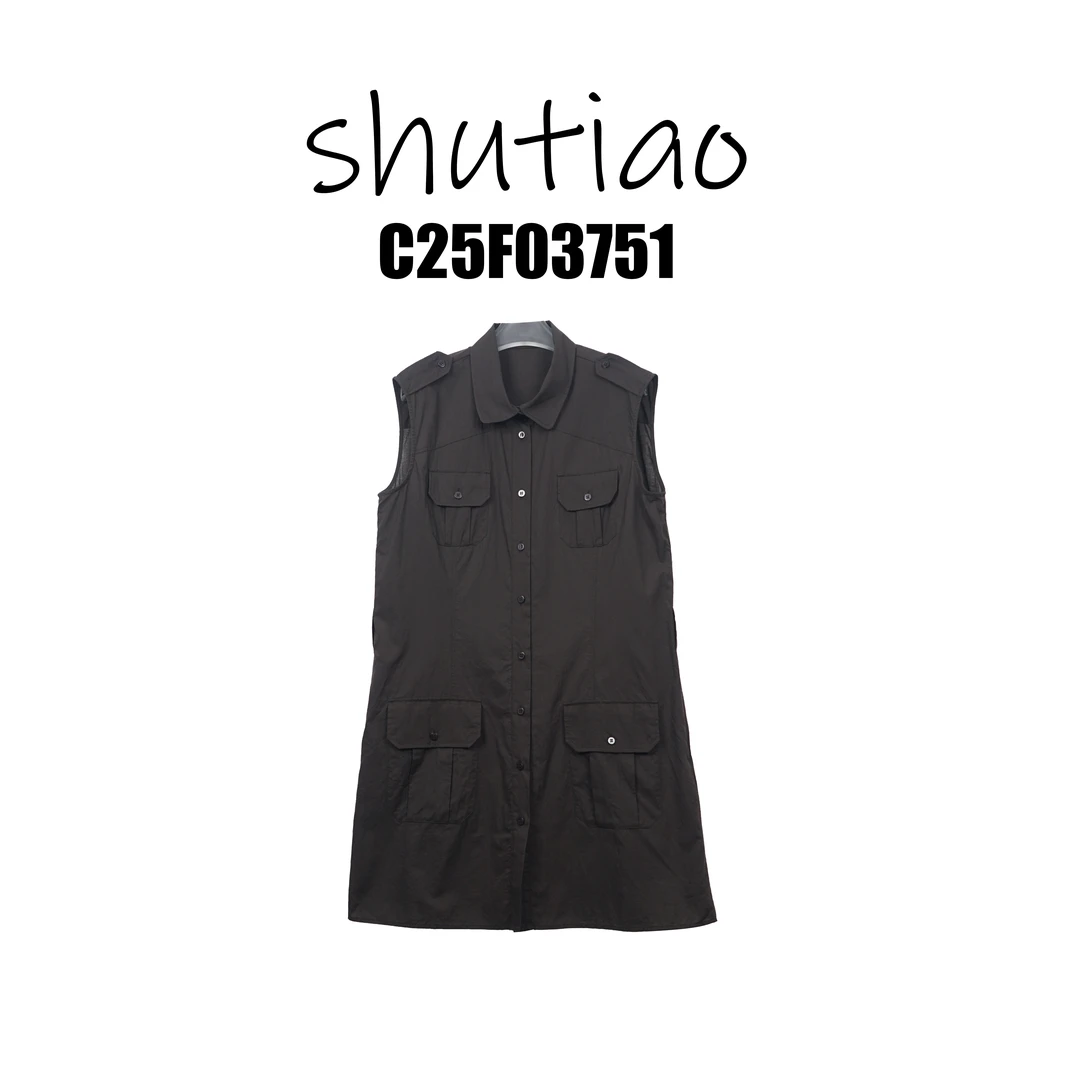 【SHUTIAO】2025夏季：新款小众设计款连衣裙C25F03751